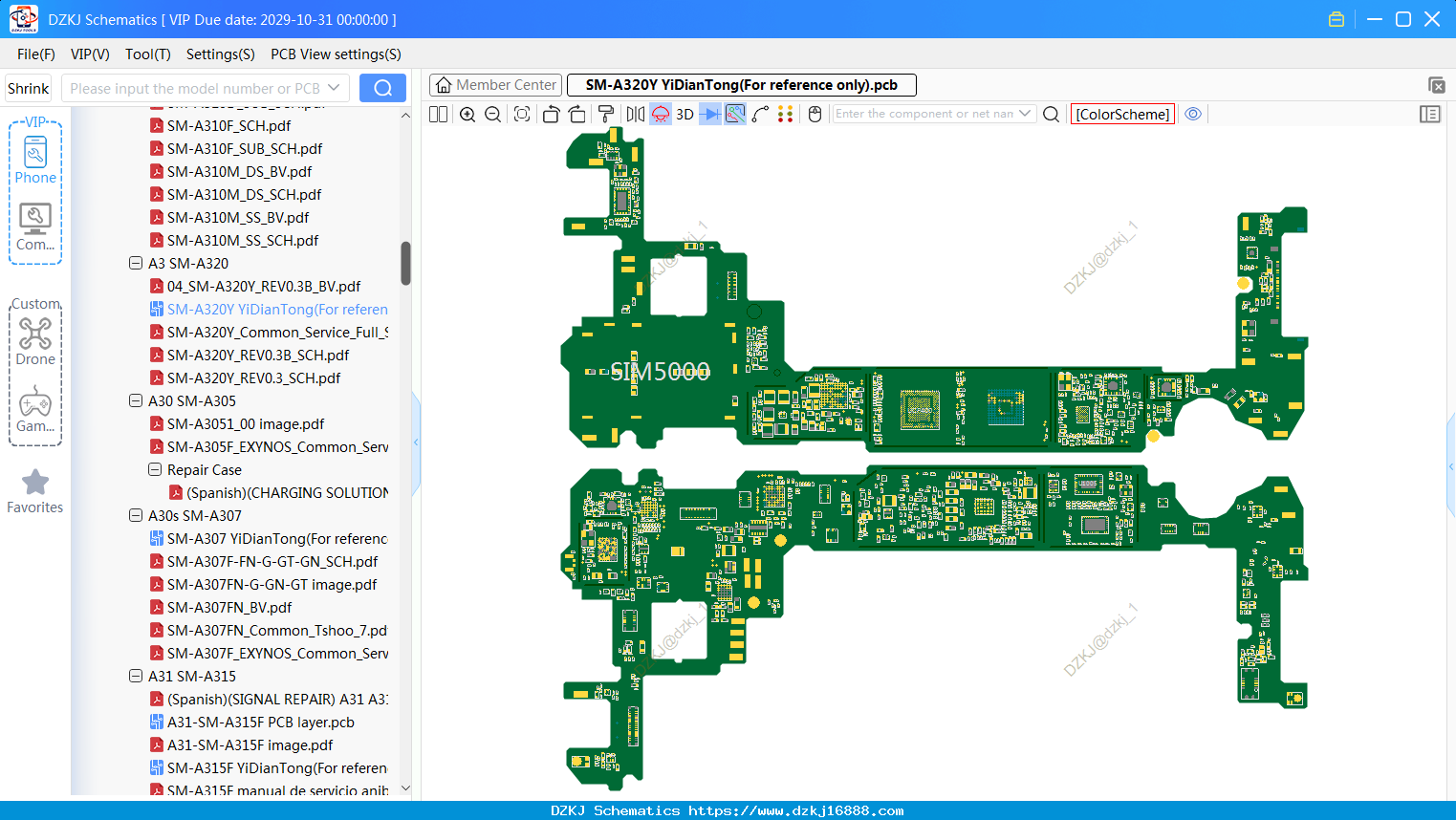 Samsung SM-A320Y bitmap(For Reference Only)